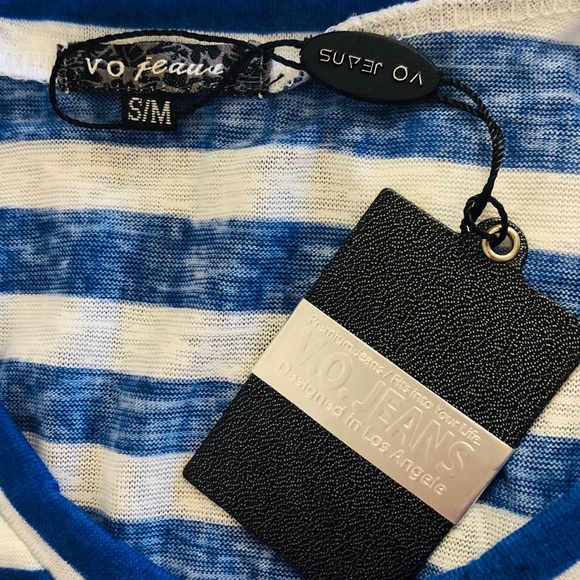 VO Jeans | Oversize Graphic Stripes Embellished - Picture 8 of 8